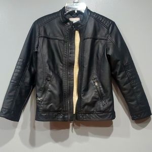 Warm Leather jacket for boys